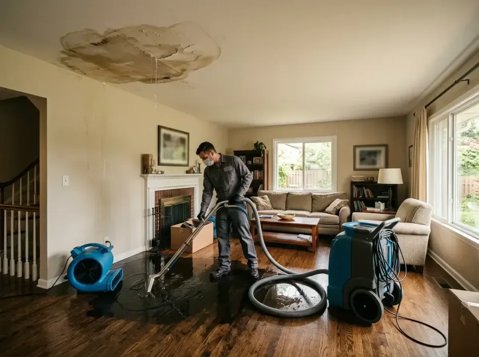 attic-pipe-burst-ceiling-drip-008 — frequently asked questions, Water Damage Restoration & Carpet Care in Prosser, WA